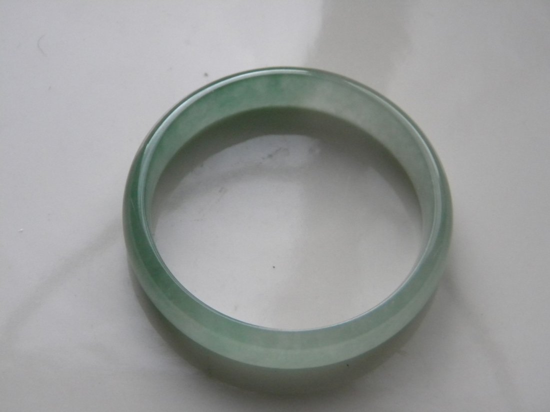 Beautiful Icy Jadeite Bracelet (1 of 7)