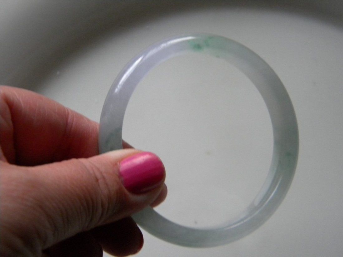 Rare Icy Jadeite Bracelet (1 of 6)