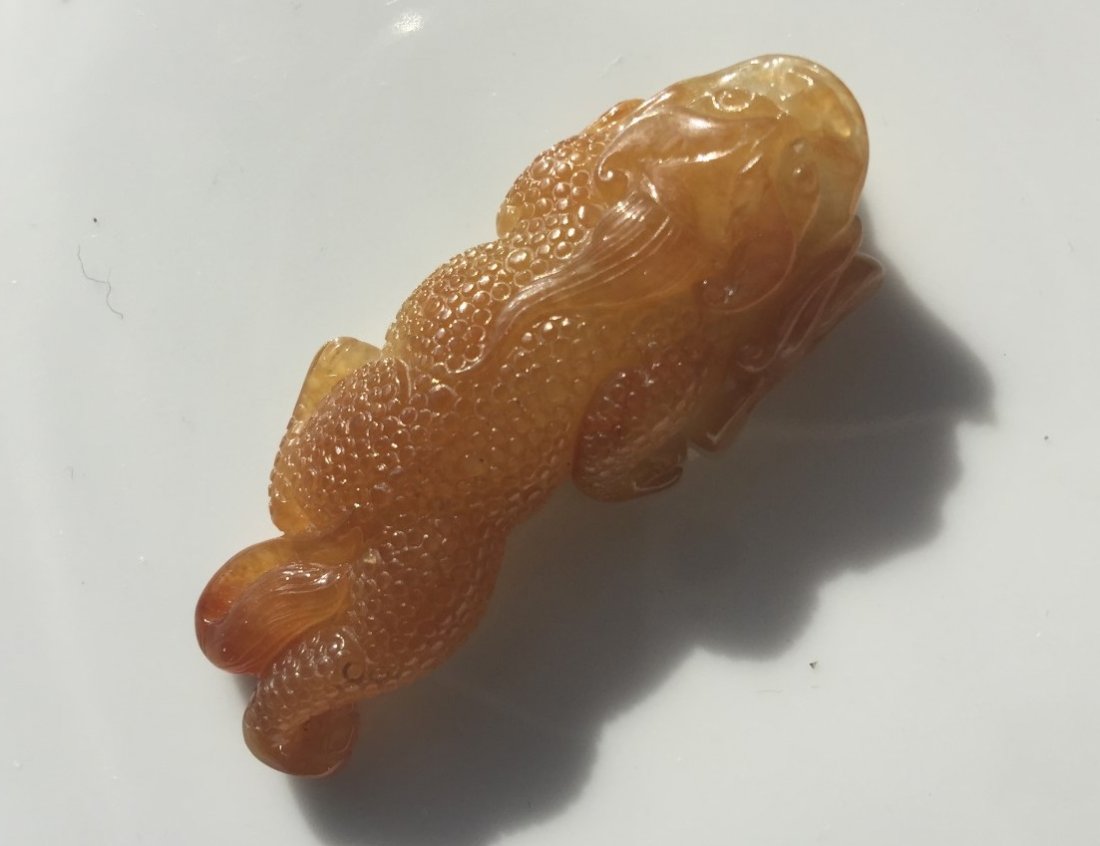 Natural Jadeite Dragon Pendant (1 of 6)