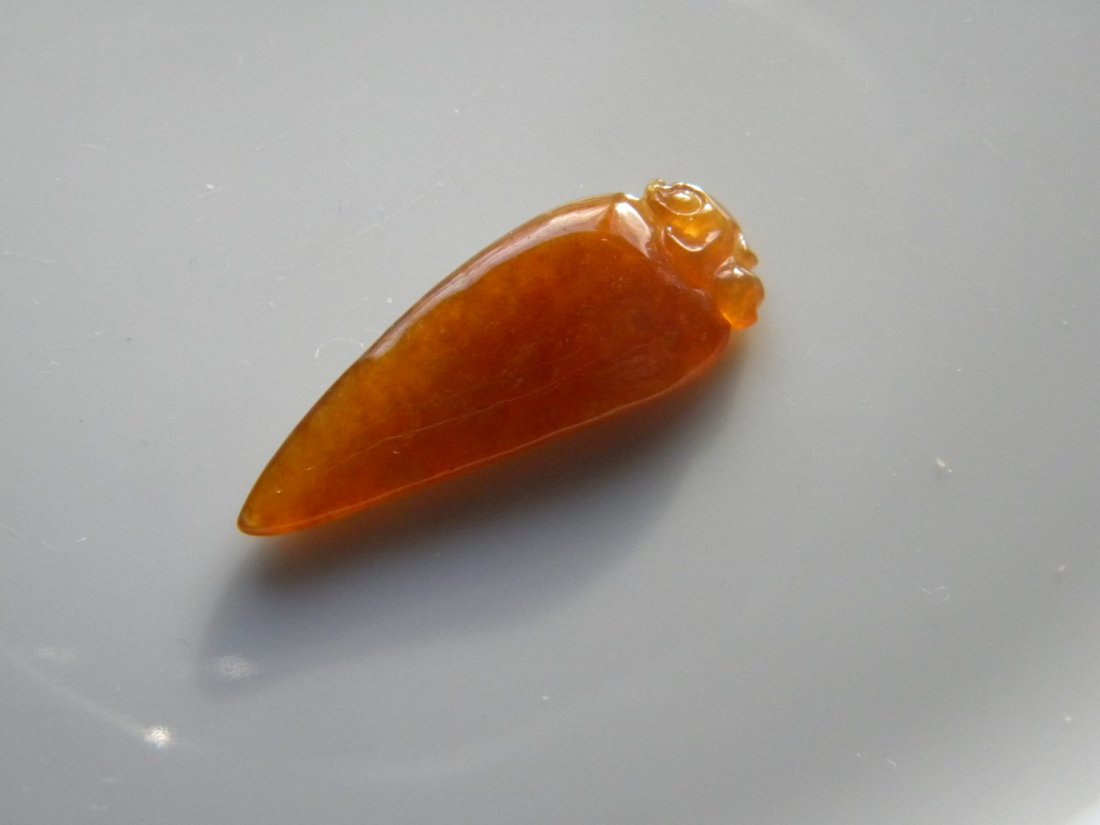 Natural Grade A Red Jadeite Pendant (1 of 3)