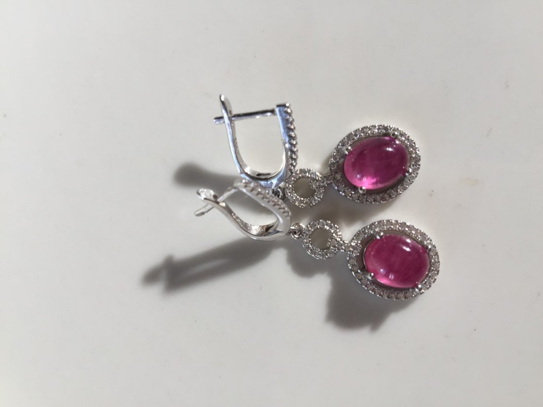 Pair of Natural Ruby Earrings (1 of 5)