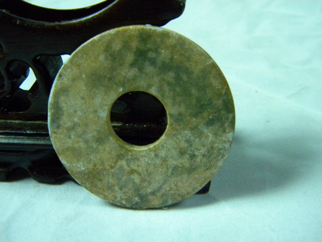 Antique Chinese Jade Bi Pendant (1 of 5)
