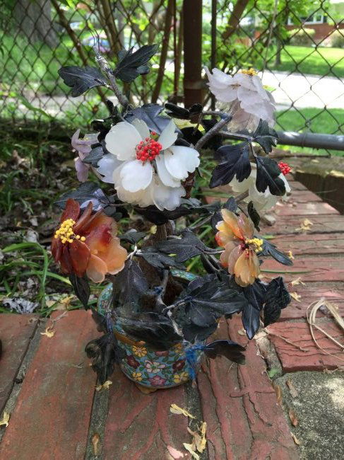 Antique Chinese Jade Flower Planter (1 of 7)