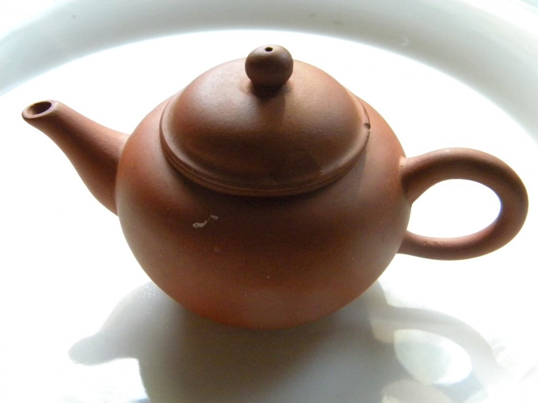 Antique Chinese Yixing Zisha Teapot Marked Yixing (1 of 5)