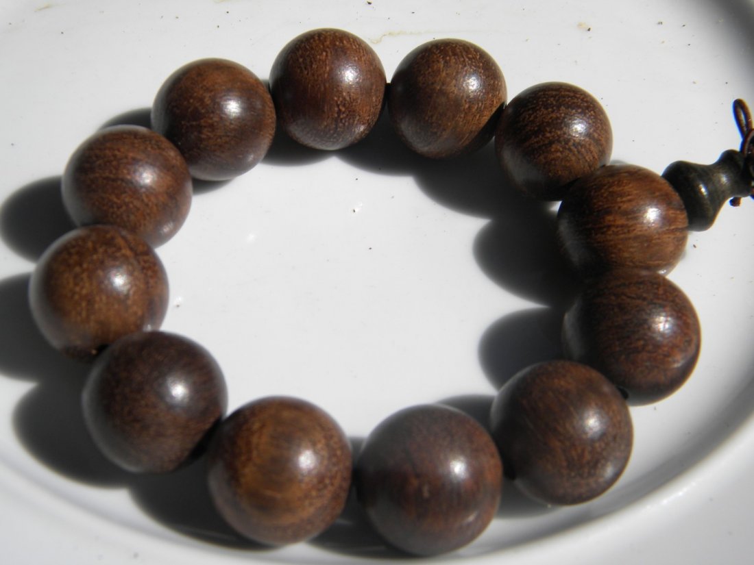 Antique Chinese Chen Xiang Bracelet (1 of 3)