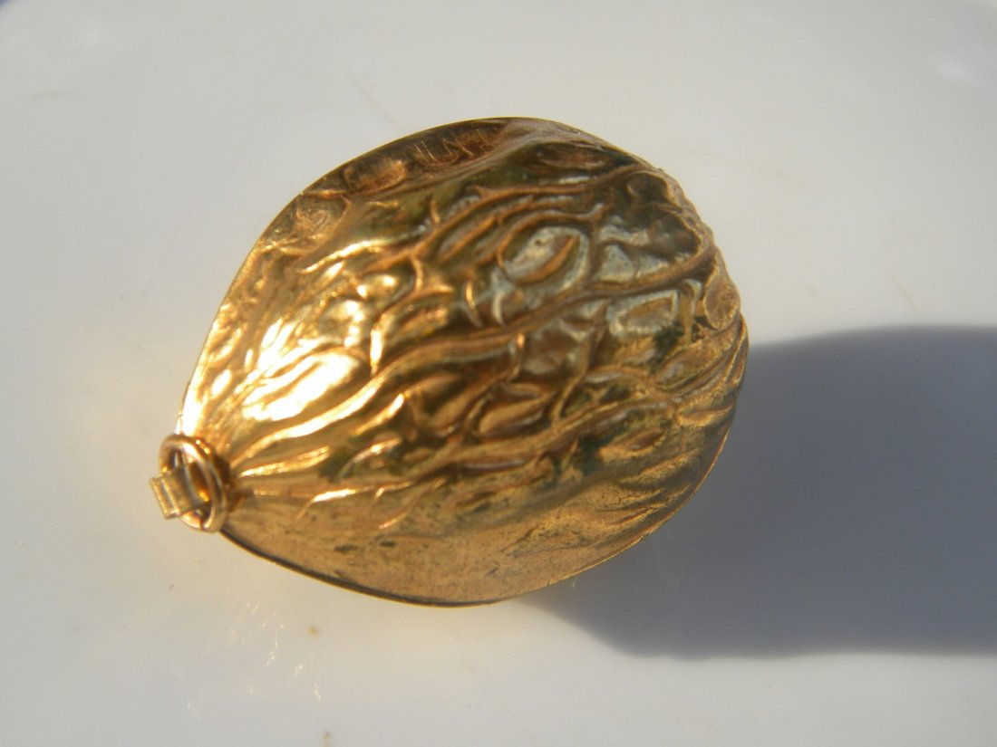 Antique Walnut Shape Sewing Box (1 of 4)