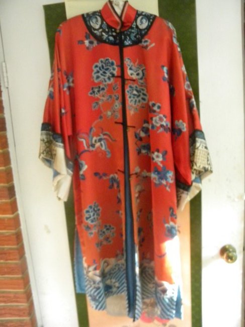 Antique Chinese Red Embroidery Clothes (1 of 7)