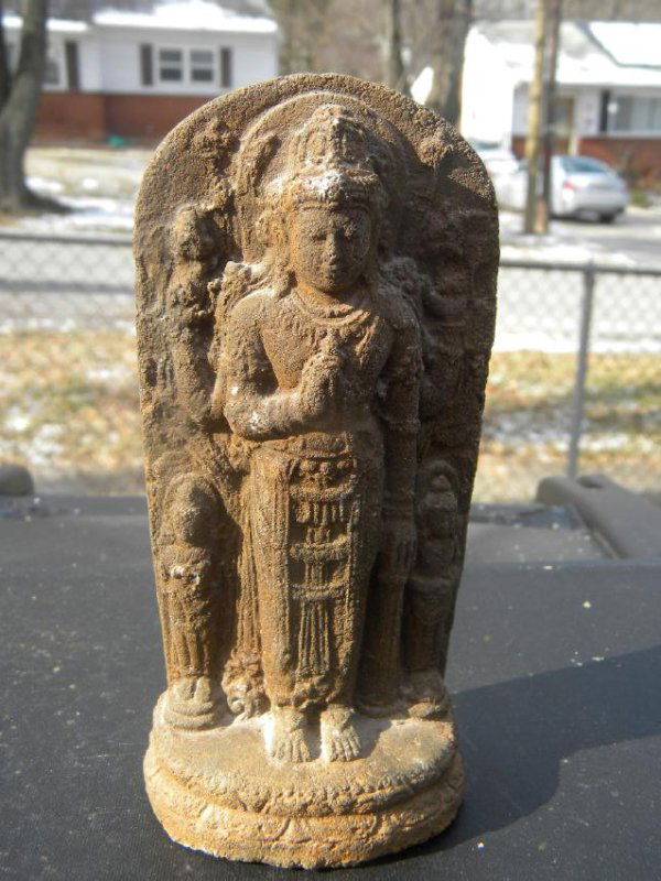 Antique Stone Buddha Statue (1 of 9)