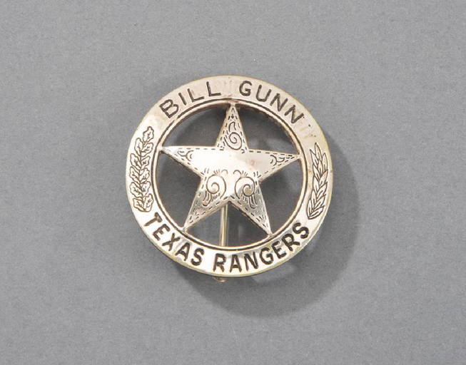 Authentic Texas Ranger Badge Once Belonging To Texas