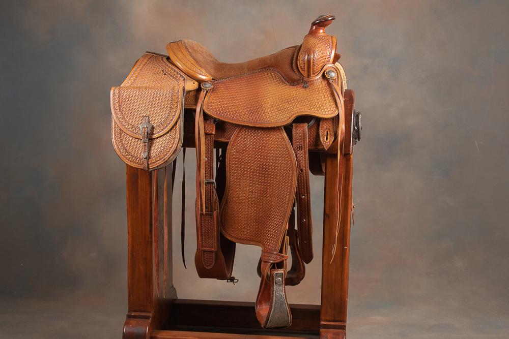 Incredible Bohlin Saddle Ensemble once belonging to former Bohlin owner Danny Lang, Jr. This: Incredible Bohlin Saddle Ensemble once belonging to former Bohlin owner Danny Lang, Jr. This beautiful heavy tooled saddle is mounted with Bohlin raised Indian head sterling conchos. In immaculate con