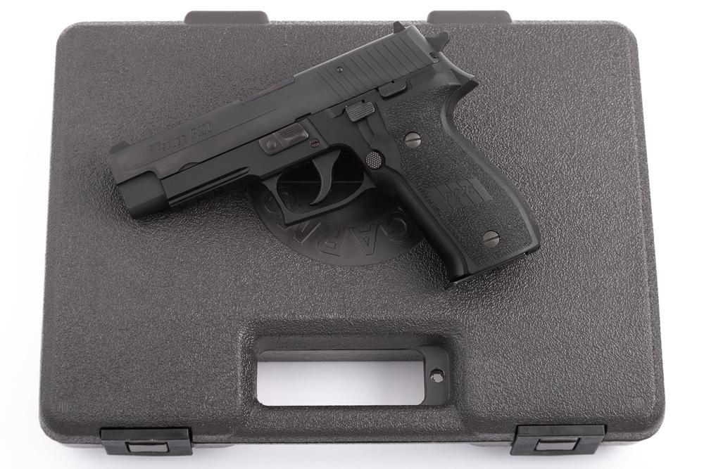 Boxed Sig Sauer, Model P226, Semi-Automatic Pistol, .40 S&W caliber, SN U820803, 4" barrel, matte: Boxed Sig Sauer, Model P226, Semi-Automatic Pistol, .40 S&W caliber, SN U820803, 4" barrel, matte finish. Excellent condition sold with extra barrel that is marked, ".357 Sig Cal." Sold in original ha
