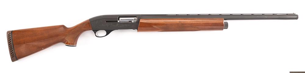 Smith & Wesson Model 1000, Super 12, Semi-Automatic Shotgun, 12 Ga., SN FC73517, 26" vented barrel,: Smith & Wesson Model 1000, Super 12, Semi-Automatic Shotgun, 12 Ga., SN FC73517, 26" vented barrel, matte finish, and silver trigger, high gloss checkered stock and 13 7/8" trigger pull. Nice glossy w