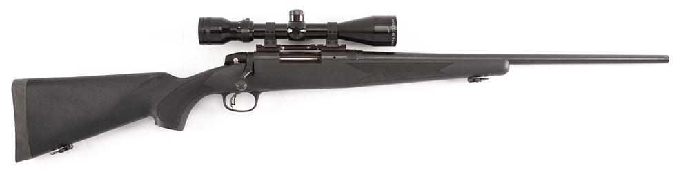 Marlin, Model XL 7, Bolt Action Rifle, .223 WIN caliber, SN MM062075, 22" barrel, blue finish, with: Marlin, Model XL 7, Bolt Action Rifle, .223 WIN caliber, SN MM062075, 22" barrel, blue finish, with black composite stock and swivels. Mounted with a Tasco 3X-9X44 Scope. Excellent condition. (MODERN)