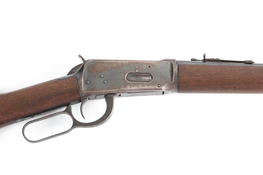 Pre-64 Winchester Model 94 Lever Action Carbine, .30/30 caliber, SN 2293967, manufactured 1958, blue: Pre-64 Winchester Model 94 Lever Action Carbine, .30/30 caliber, SN 2293967, manufactured 1958, blue finish, 20" round barrel, retains much of its original blue finish with some finish loss on receive
