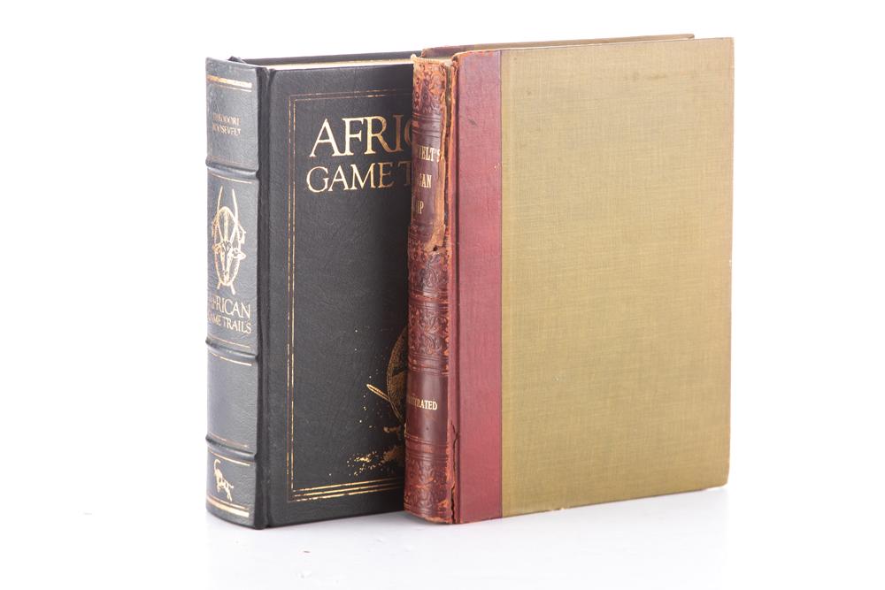 This lot consists of two vintage Books: One is titled "Roosevelt's African Trip" by Frederick: This lot consists of two vintage Books: One is titled "Roosevelt's African Trip" by Frederick William Unger, lavishly illustrated from photographs just taken in Africa and numerous engravings and maps