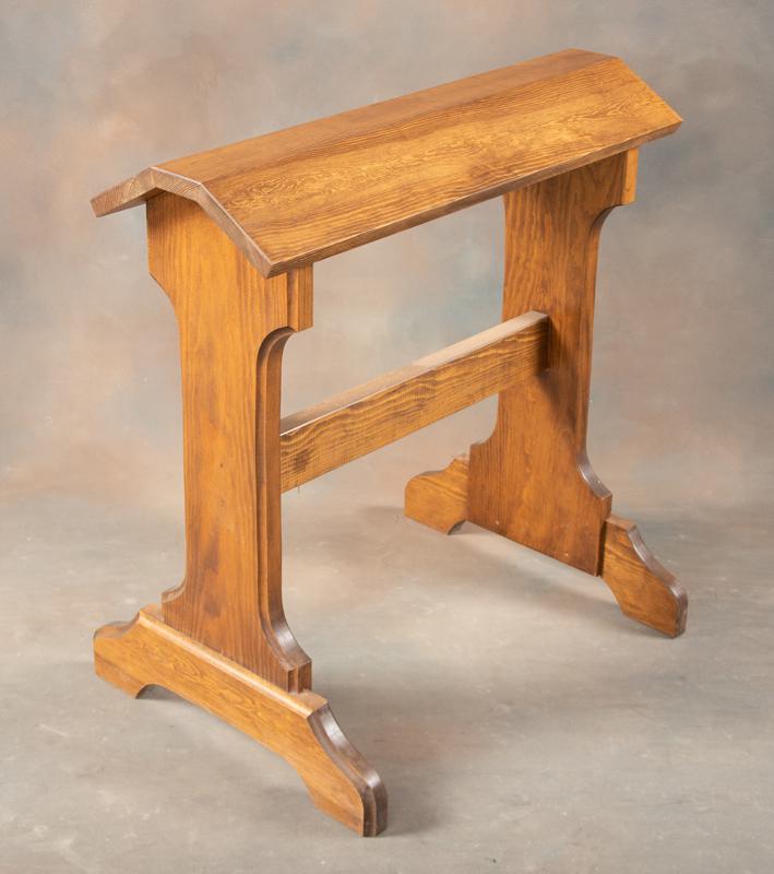 Custom made saddle Stand by Dale Driver, measures 32" L x 33" T x 22" W. From the late Carolyn: Custom made saddle Stand by Dale Driver, measures 32" L x 33" T x 22" W. From the late Carolyn Jackson-Hardy Museum Estate Collection, Floydada, Texas.