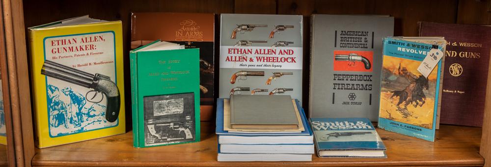 Collection of 15 Reference Books concerning Smith & Wesson, and Pepperbox Firearms. This lot to: Collection of 15 Reference Books concerning Smith & Wesson, and Pepperbox Firearms. This lot to include: "Smith & Wesson Catalog" by Jayco (1962); "Smith & Wesson Revolvers", "Variations of the Smith