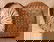 52: Fine New England Indian Basket with blue bands wove - 2