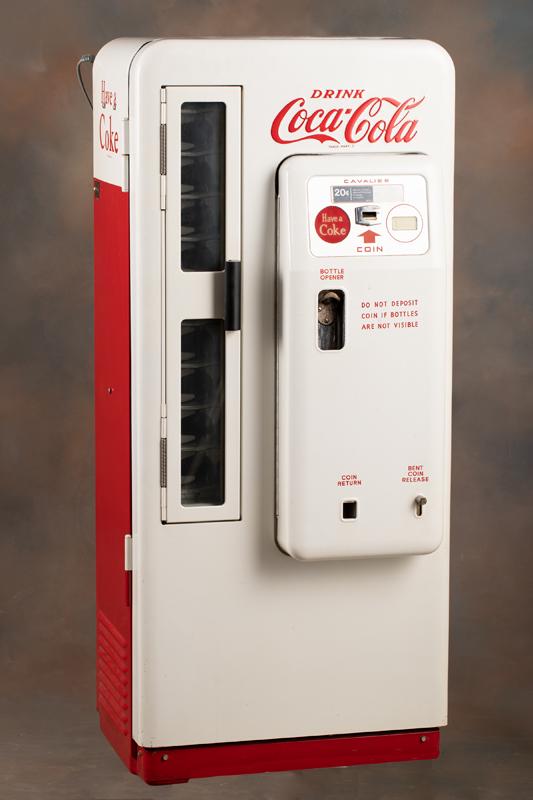 High condition vintage Coca-Cola Machine Model 72-A, overall nice condition, very good paint, in: High condition vintage Coca-Cola Machine Model 72-A, overall nice condition, very good paint, in working order, measures 57" T x 25" W x 21" D. BUDDY KING COLLECTION
