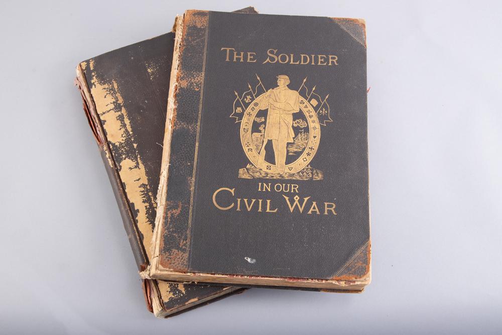 Two large vintage Books. One is titled "Wrights Official History of the Spanish-American War".: Two large vintage Books. One is titled "Wrights Official History of the Spanish-American War". Hundreds of pages with Photographs and information pertaining to the Spanish-American War. The second boo