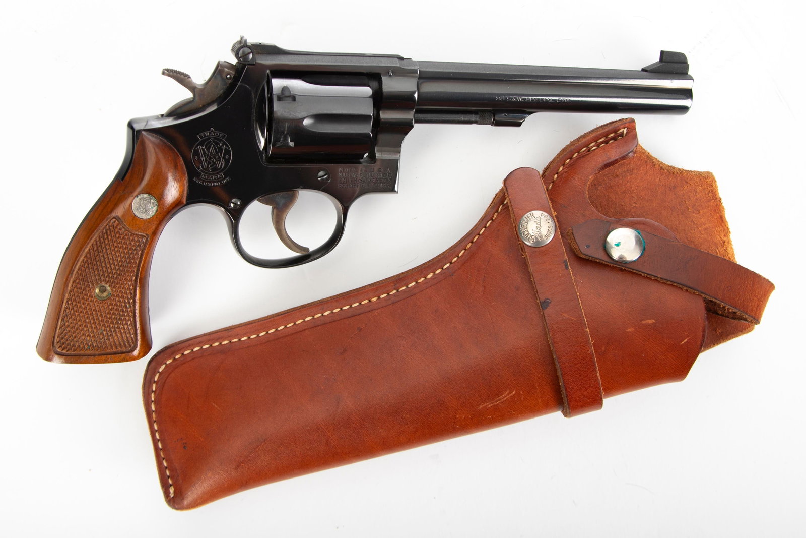 "Rock Island Arsenal" marked Semi-Auto Pistol, .45 ACP caliber, SN RIA1106296, matte finish, 3 1/2": "Rock Island Arsenal" marked Semi-Auto Pistol, .45 ACP caliber, SN RIA1106296, matte finish, 3 1/2" barrel, polished grips, overall good condition with light handling marks. (MODERN) THE LATE PAUL CHA