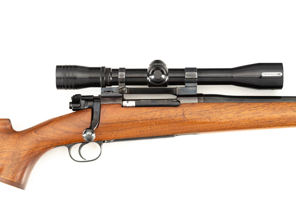 U.S. Smith Corona Custom Bolt Action Rifle, .30/06 caliber, SN 4754753, blue finish, 22" barrel,: U.S. Smith Corona Custom Bolt Action Rifle, .30/06 caliber, SN 4754753, blue finish, 22" barrel, with custom Timmey Sportsman Trigger, walnut stock, Monte Carlo Cheek, Pachmayr recoil pad, 14" trigger