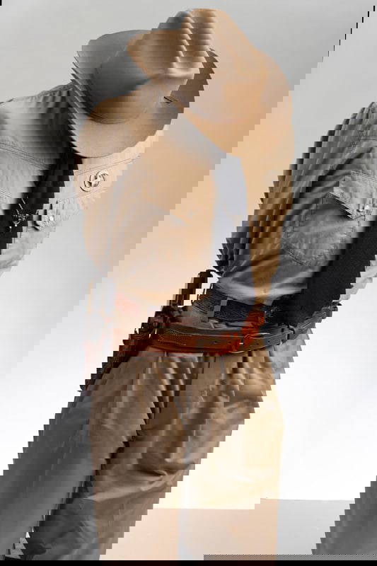 Mannequin Dressed In Law Enforcement Uniform To Include Dress Belt, Gun