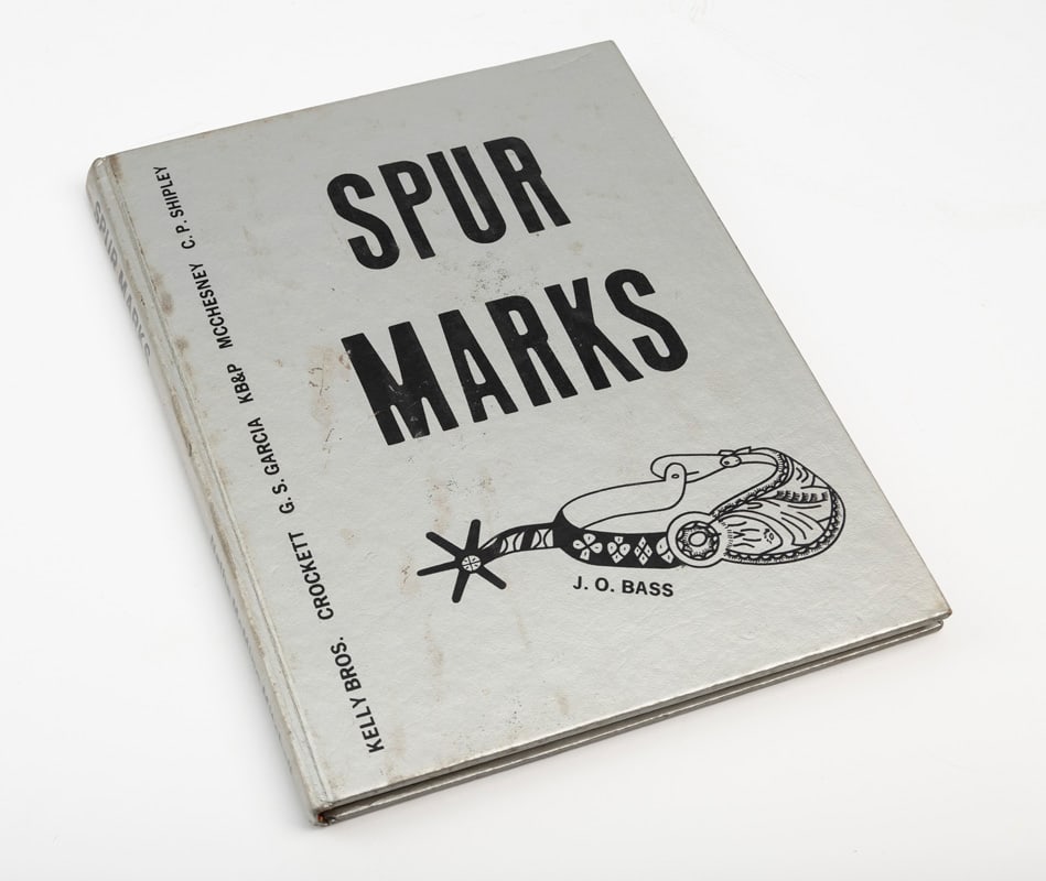 Book titled "Spur Marks" No. 54 by Natha McMinn Mitchell, only 500 ever printed. This is one of the: Book titled "Spur Marks" No. 54 by Natha McMinn Mitchell, only 500 ever printed. This is one of the most sought after Spur Books in the industry. Accompanying this book is a letter that indicates this