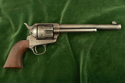 Very Nice Antique Colt SAA Revolver, SN 64207 with etched panel. A classic old west Colt Single