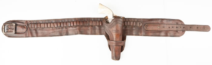 F.A. Meanea Holster and Money Belt. The single loop, plugged toe Holster has an attractive and