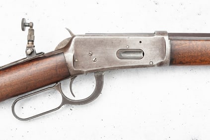 Early Antique Winchester, Model 1894 Rifle, SN 10407 in very desirable .38-55 caliber. First year