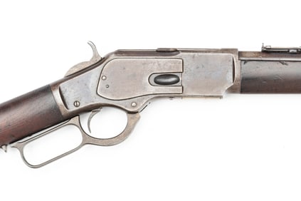 Antique Winchester, Model 1873 Carbine, SN 179426B, manufactured 1885. Saddle Ring Carbine in .44