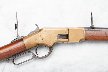 Beautiful Antique Winchester, Model 1866 Rifle, SN 20945, manufactured 1869, with scarce Henry