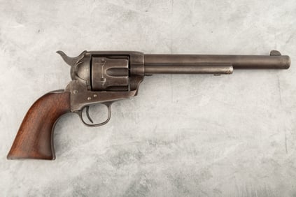 Antique Colt SAA Revolver, SN 79128. A Colt Single Action Army 6-shooter in .44/40 caliber with blue