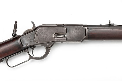 Antique Winchester, Model 1873 Rifle, SN 455110B, manufactured circa 1893 in .32 WCF aka