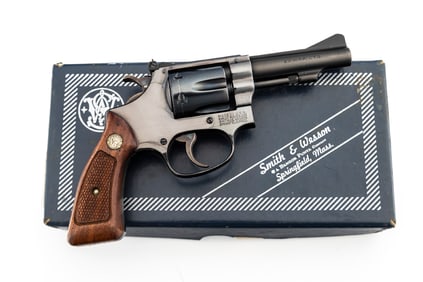 Factory Boxed Smith & Wesson, Model 51, DA Revolver, in original matching serial numbered box, .22