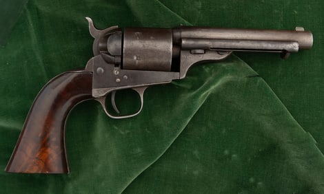 Antique, Colt Open Top, SN 2590 in .44 Rimfire caliber. Colt Single Action Open Top in .44 caliber,