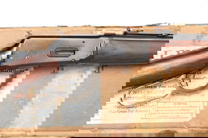 High condition Winchester, Model 94, Lever Action Carbine, in original box manufactured in 1937,
