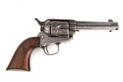 Antique Colt SAA, SN 105614. A Colt Single Action Army 6-shooter in .44/40 caliber withblue finish