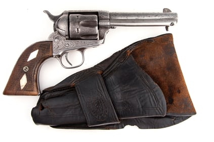 Antique Colt SAA Revolver NVN, New York Engraved. The serial numbers have been removed.Based on the