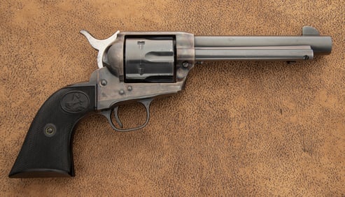 Fine and historic Colt SAA Revolver with documents it was once owned by Jim Boutwell, Texas Ranger