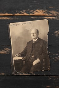 Actual early Historical Photograph of Cole Younger in his later years, dated 1913. Originally