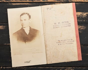 Rare and historic set of three Photographs of the three Youngers including Cole, Jim and Bob, dated