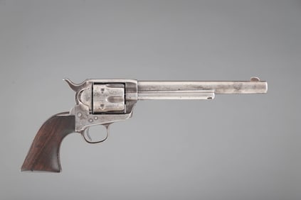 Antique U.S. Cavalry Colt SAA Revolver, SN 119666, .45 caliber, manufactured in 1887. This is a