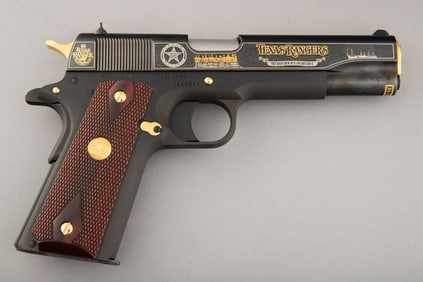 Colt, Semi-Auto Pistol, 1911, "Lone Wolf " Gonzaullas Commemorative, .45 ACP caliber, SN 2849017,
