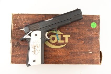 Colt Government Model, MK IV, Series 70, Semi-Auto Pistol, .45 caliber, SN 55488G70, "Lone Wolf"