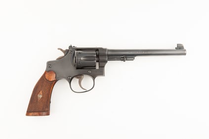 Pre-War, Smith & Wesson Double Action Target Revolver, .22 LR caliber, SN 387016, excellent original
