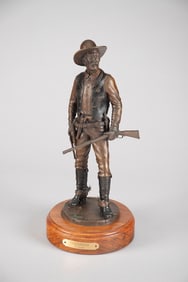 Original Bronze Sculpture by the late Texas Artist Cary Clawson (1945-2009), #3/50, titled "The