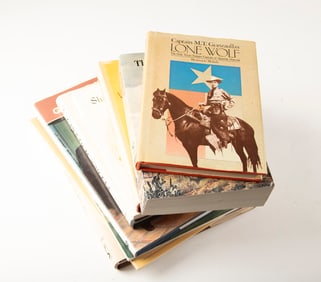Collection of eight Books from the personal Library of C. W. Lyle to include: (1) "Captain M.T.