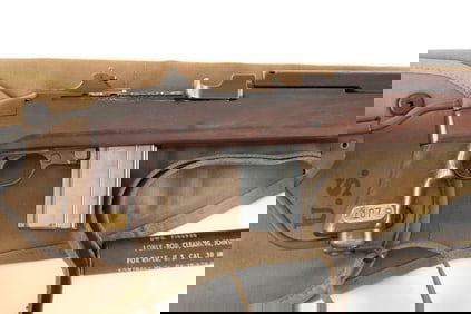 An all original WWII U.S., Inland M1 Carbine, .30 caliber, SN 313634, in the scarce Paratrooper